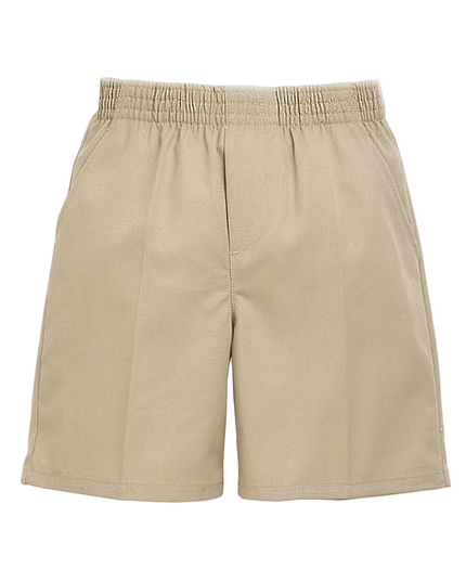 Boys Pull-On Uniform Short (Khaki)