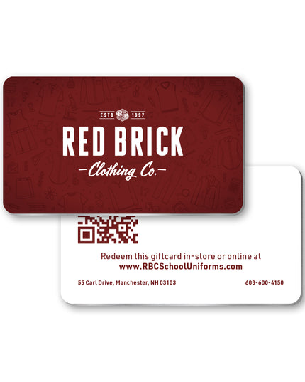 Red Brick School Uniforms Gift Card