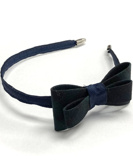 SJRCS Plaid Bow Headband