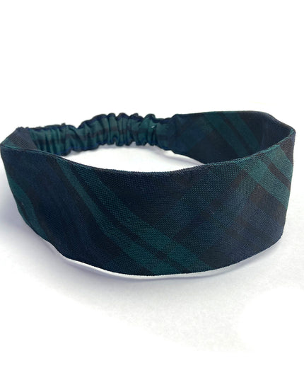 SJRCS Plaid Elastic Headband
