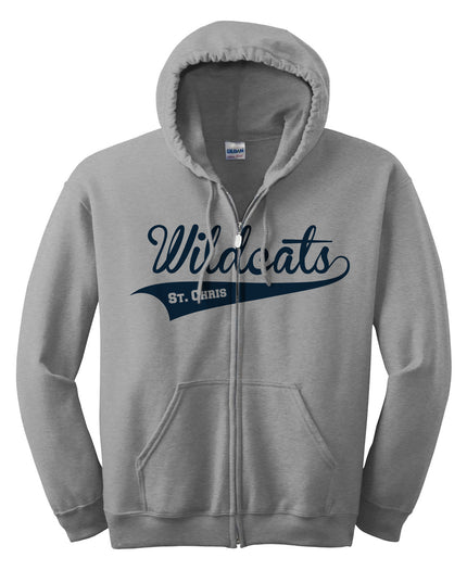 SCA Unisex Full-Zip Wildcats Hoodie