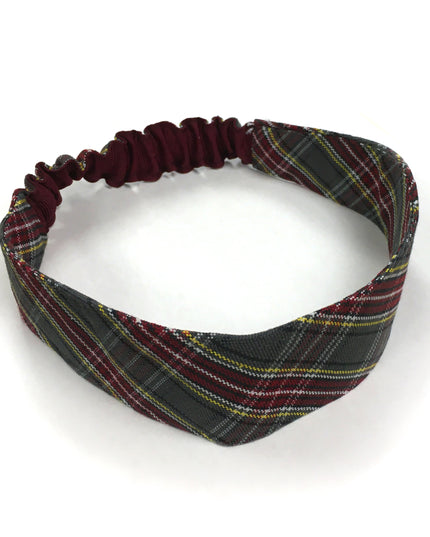 PMA Elastic Headband (Plaid 43)