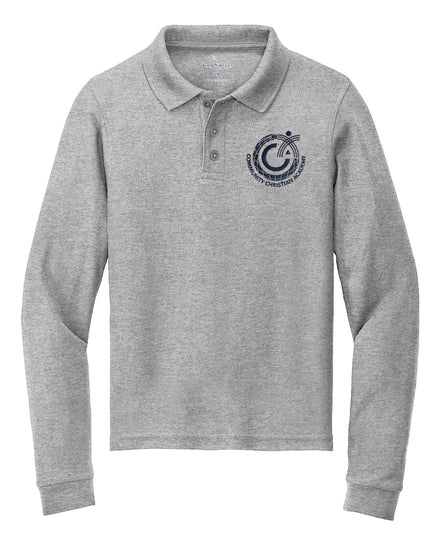 CCA Coed Long-Sleeve Polo