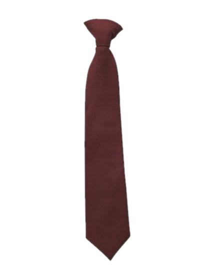 Clip-On Uniform Tie (Maroon)