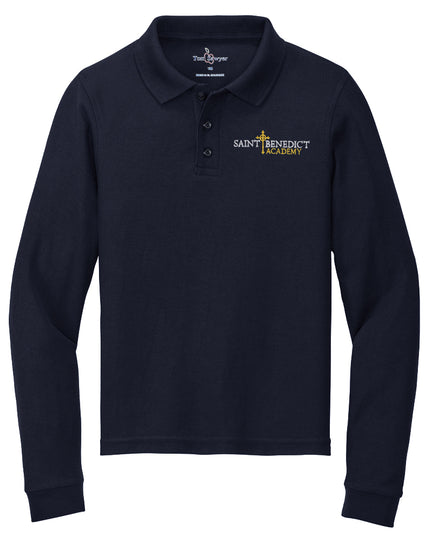 SBA Coed Long-Sleeve Polo