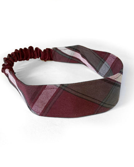PMA Elastic Headband (Plaid 91)