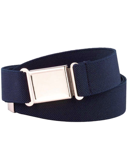 Navy Elastic Magnetic Buckle Belt
