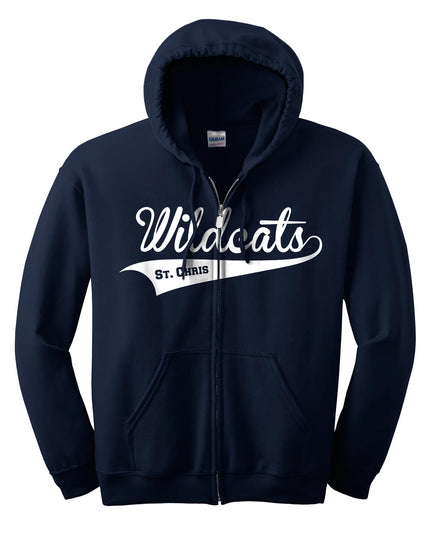 SCA Unisex Full-Zip Wildcats Hoodie