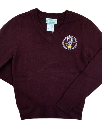 PMA Coed V-Neck Pullover Sweater